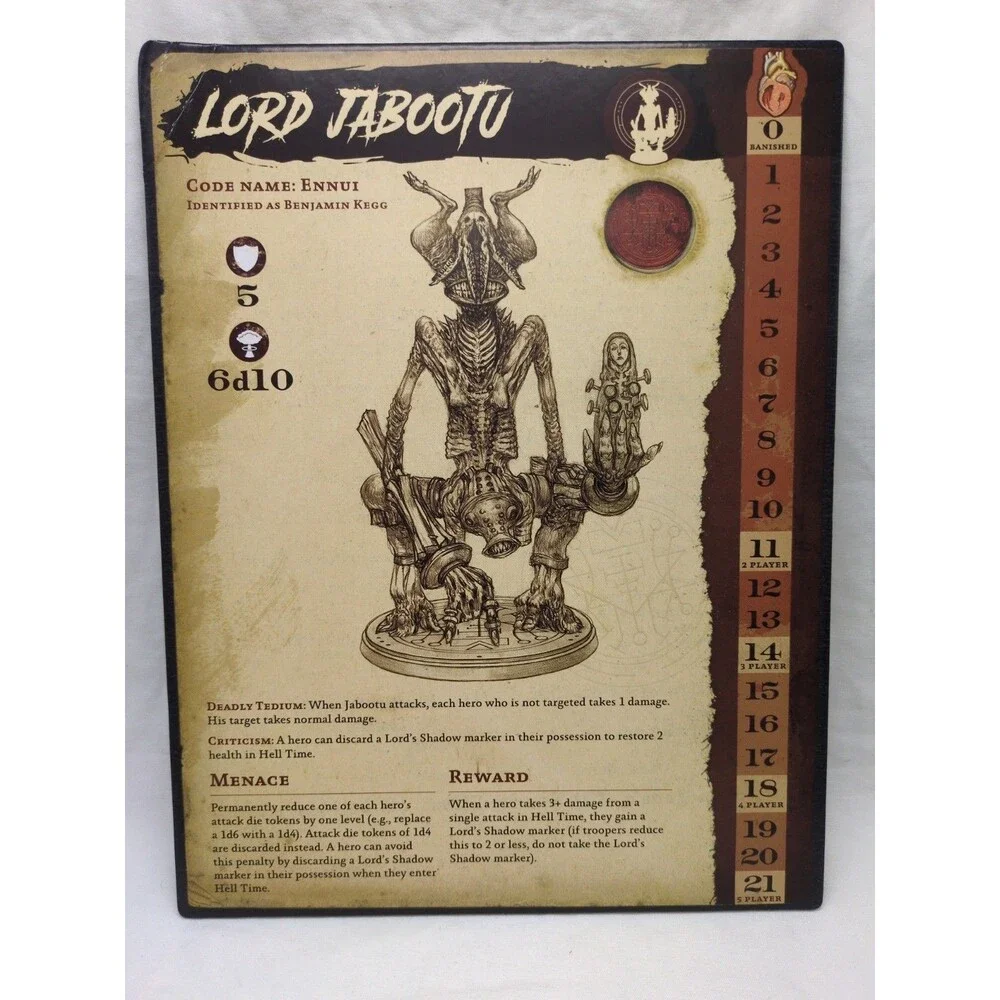 Planet Apocalypse Lord Jabootu Board Only